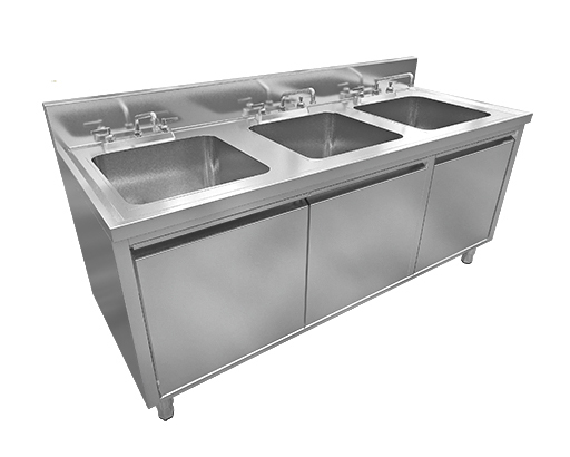 三星盆柜(三掩門) 尺寸:1800x700x800+150mm